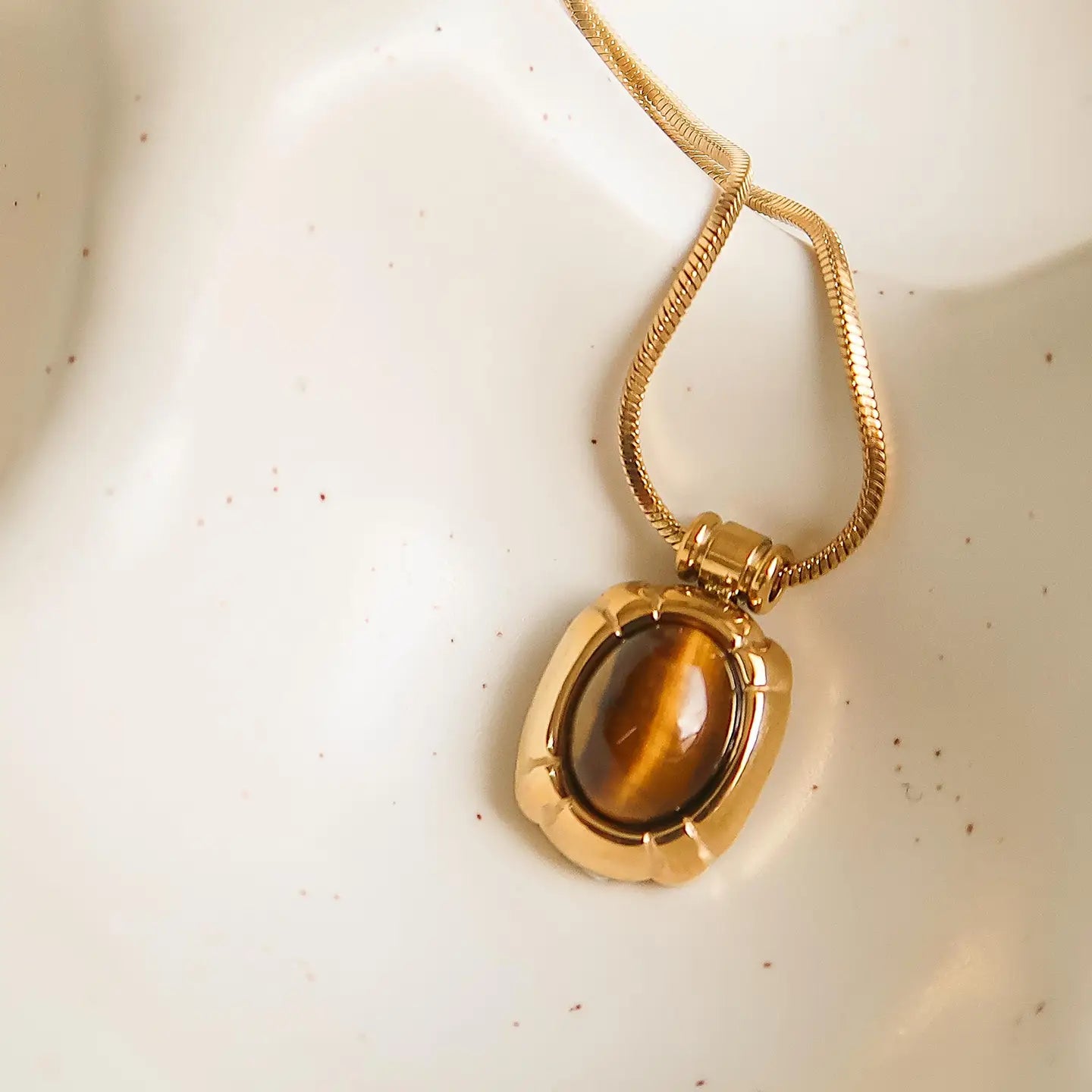 Dax BrownStone Necklace