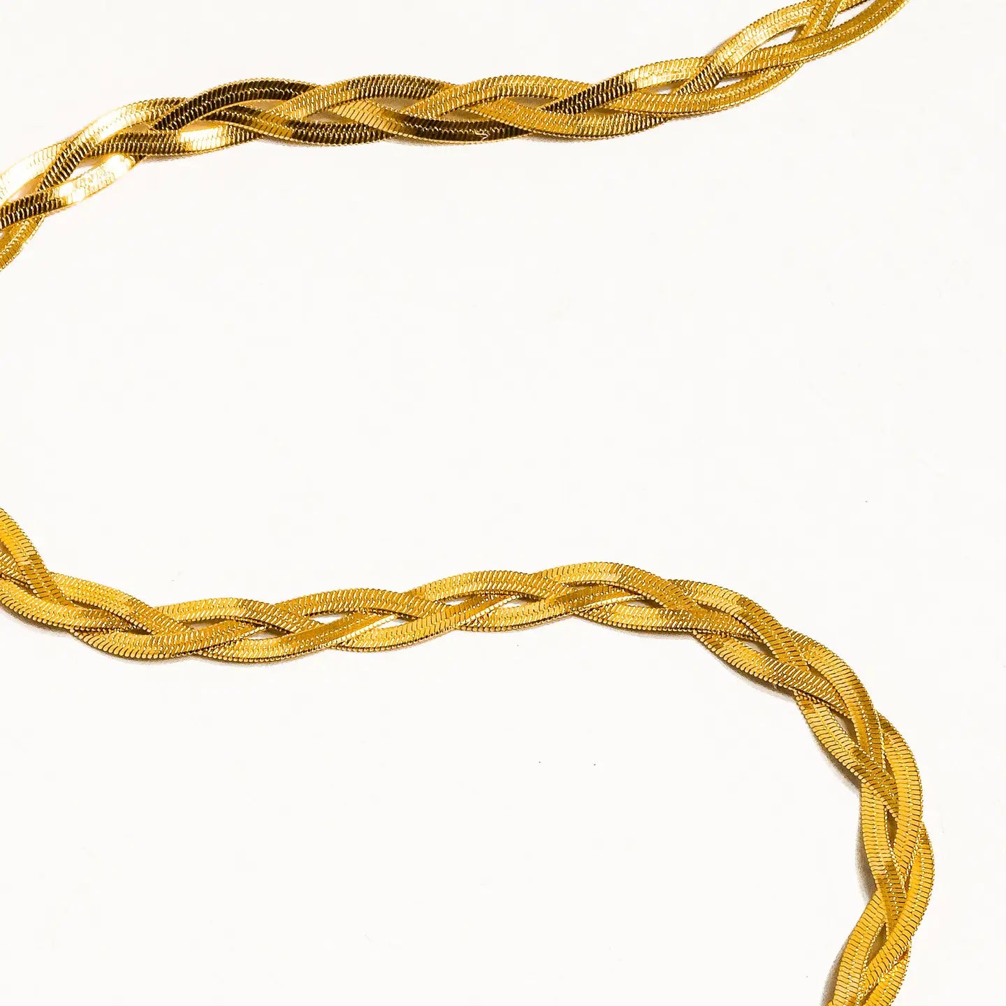 Vedette Braided Snake Chain Necklace