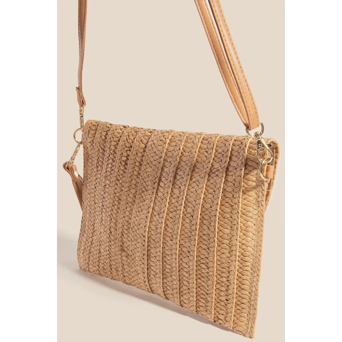 Braided Envelope Clutch Bag