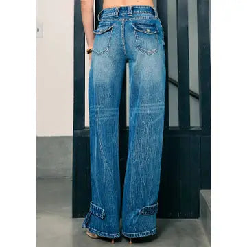 Palazzo Wide Leg Jeans