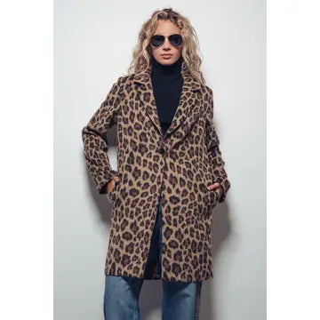 Leopard Oversized Statement Coat