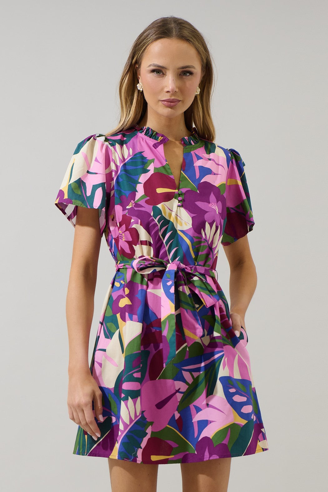 Tropics Shift Mini Dress