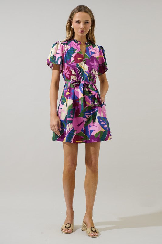 Tropics Shift Mini Dress