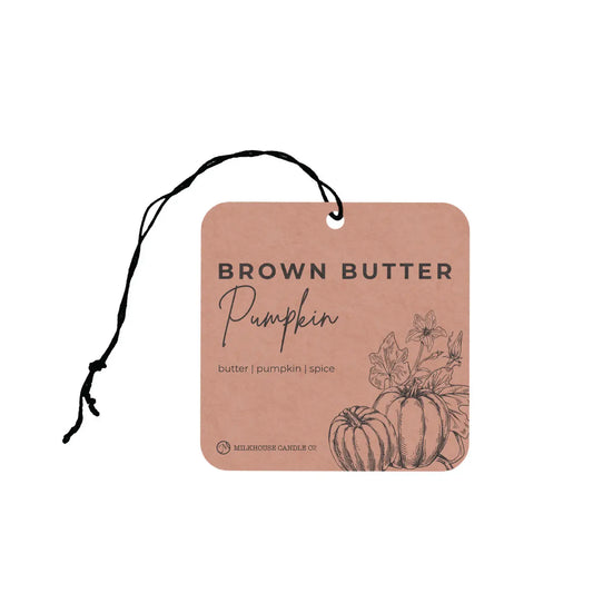 Car Freshener: Brown Butter Pumpkin
