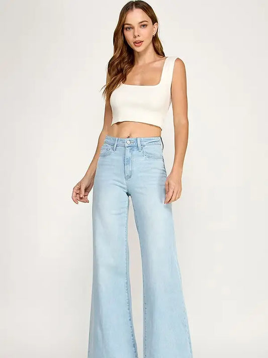 Petra Light Stone Denim
