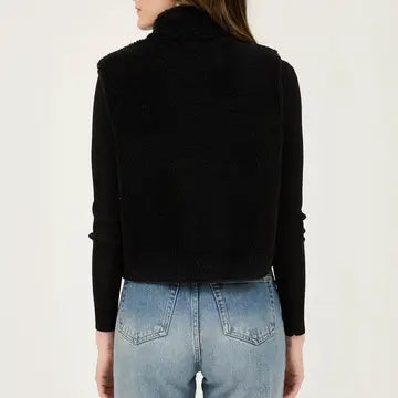 Black Fleece Vest