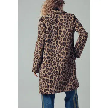 Leopard Oversized Statement Coat