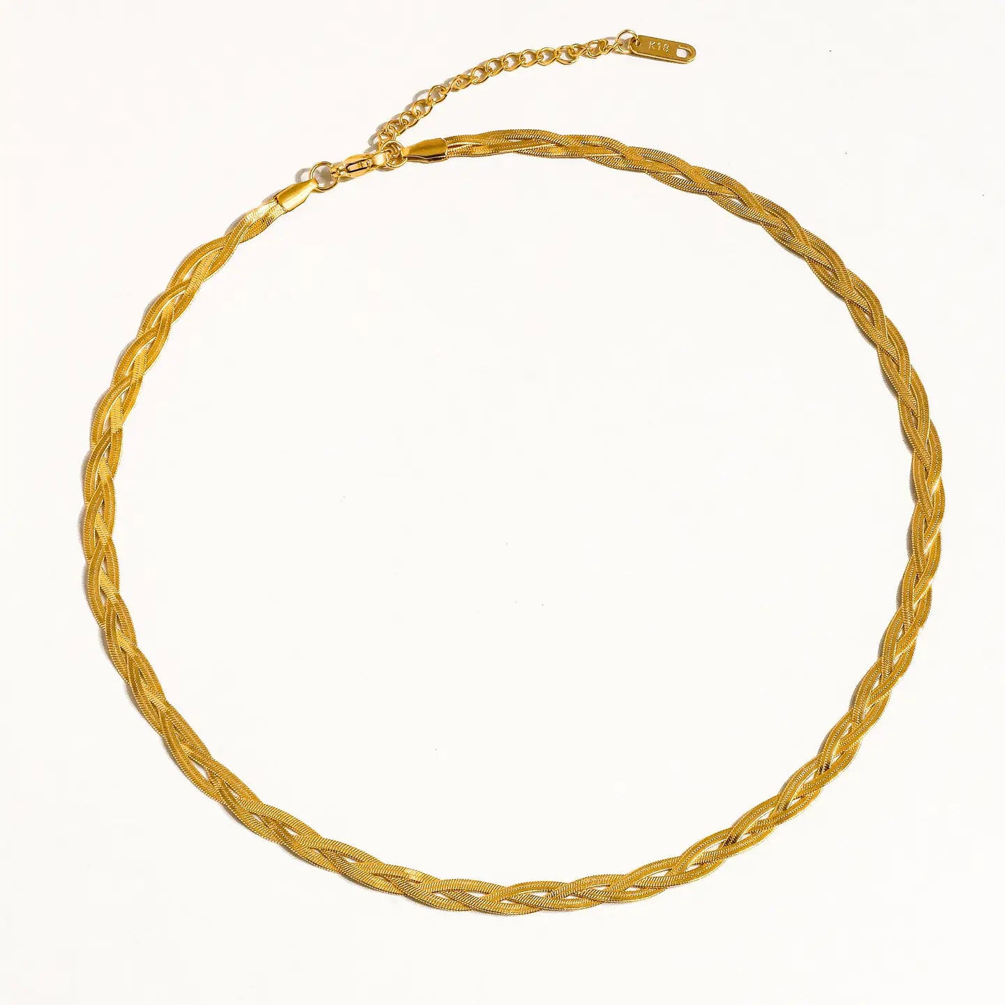Vedette Braided Snake Chain Necklace