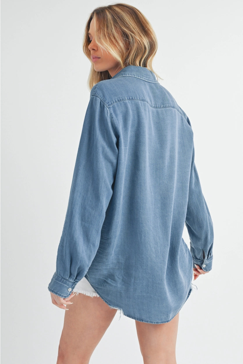 Denim Button Down