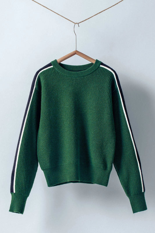 Hunter Contrast Stripe Sweater