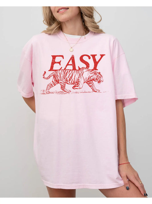 Easy Tiger, Retro Shirt-Pink