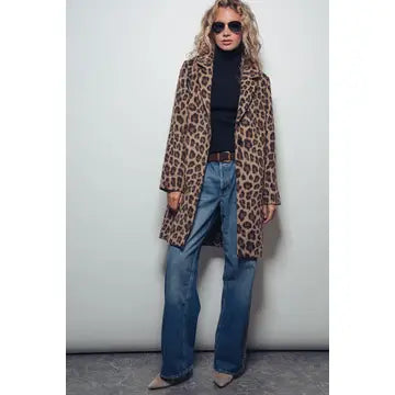 Leopard Oversized Statement Coat