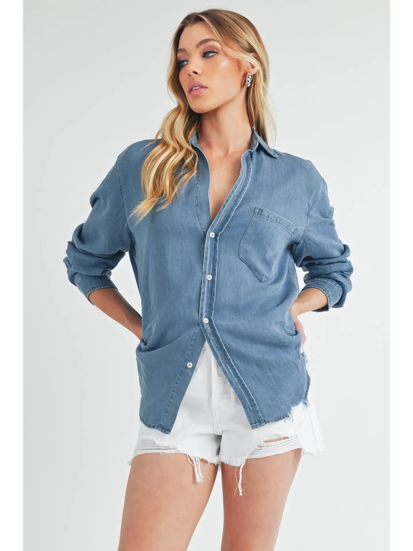 Denim Button Down