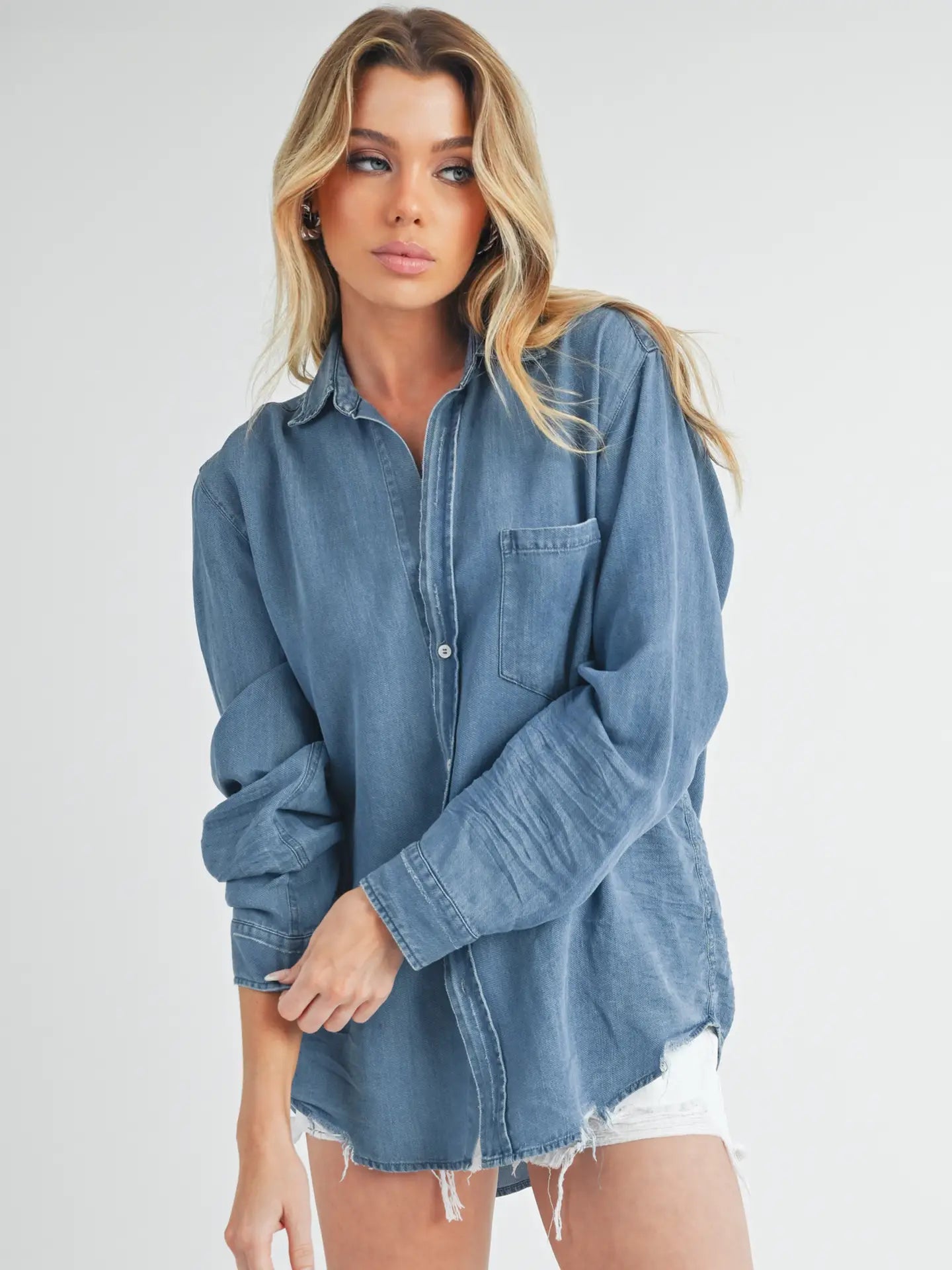 Denim Button Down
