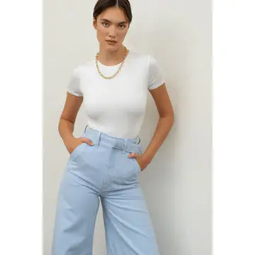 Round Neck SS Bodysuit